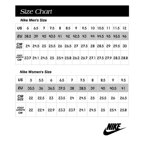 l-t maat nike|Nike Men's Footwear Size Chart.